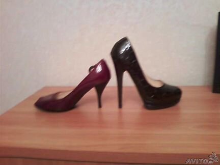 Новые туфли с открытым мысом. Германия.Р.35-35,5
