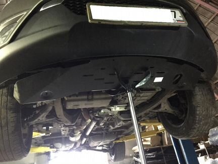 Actyon new защита пыльник переднего бампера