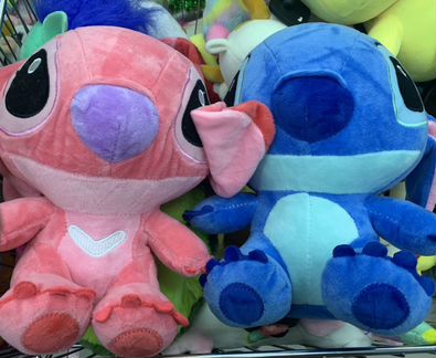 Стич розовый и голубой