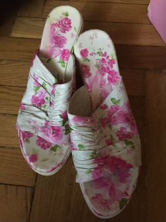 Шлепанцы сабо натуральная кожа