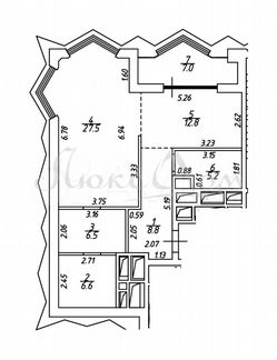 1-к квартира, 70.9 м², 6/13 эт.