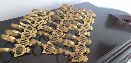 Кольца для штор старинные 19 век Бронза