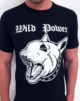 Футболка Wild Power бультерьер