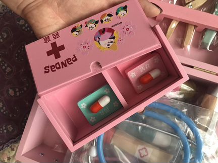 Деревянная игрушка набор доктора