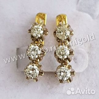 Золотые серьги