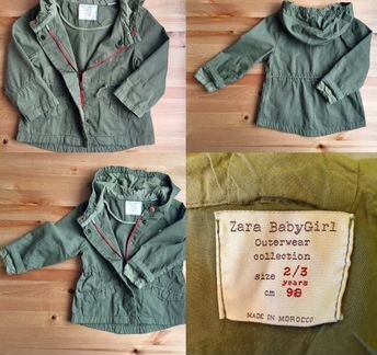 Пакет одежды 86-92 см, Zara и др