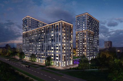 2-к квартира, 78.4 м², 8/19 эт.