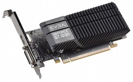 Evga Gddr5 GT 1030 OC, LP Silent, DVI -Запечатана