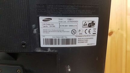 Мониторы samsung и viewsonic