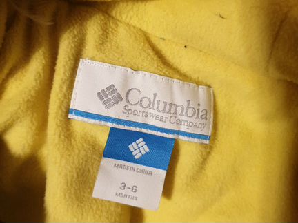 Комбинезон пуховый Columbia 3-6мес