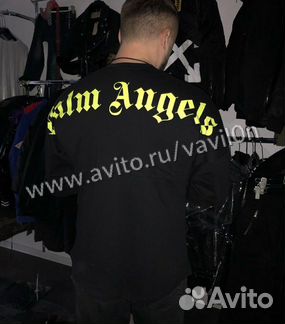 Свитшот с логотипом Palm Angels