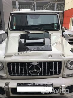Накладка на капот brabus для гелика w-463