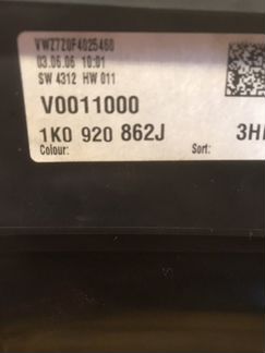 Приборная панель vw golf 5 jetta 5