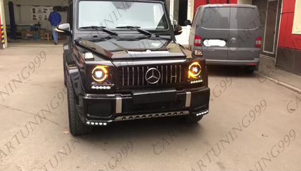 Зеркала Mercedes G 463 стиль 2018 черные