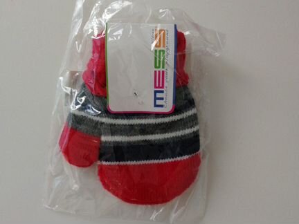 Детские варежки 1-3 года