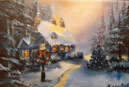 Картина Снежная сказка