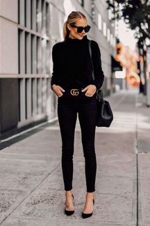 Gucci джинсы зауженные (Черный)