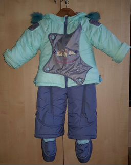 Зимний комбинезон-трансформер подкладка шерсть
