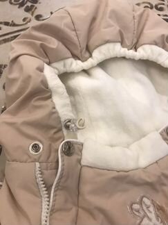 Зимний комбинезон трансформер 2в1 на рост 60-80 см