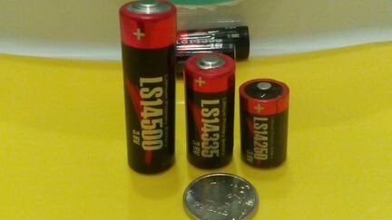 Литиевая батарейка 3.6V ET ls14250 axial