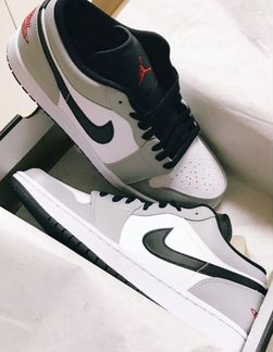 Air Jordan 1 low light smoke grey 8-10.5us