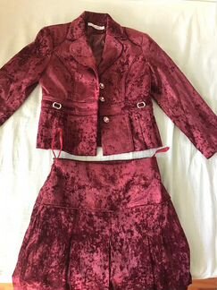 Костюм Елена и К. для девочки: пиджак и юбка