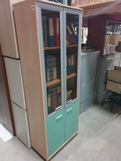 Офисная мебель бу. Шкаф со стеклом