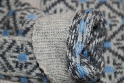 Новые латышские варежки. Шерсть