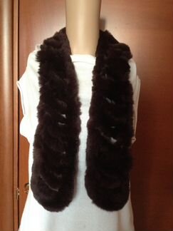 Шарфик из меха кролика