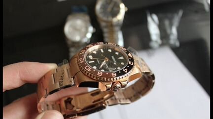 Новые часы Parnis submariner GMT