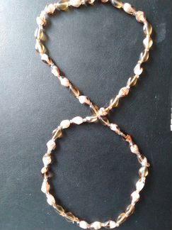 Ожерелье из натурального камня агата