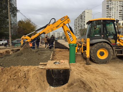 Аренда экскаваторов-погрузчиков Jcb