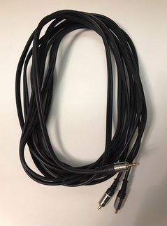 Кабель mini-jack - 2хrca (тюльпаны)