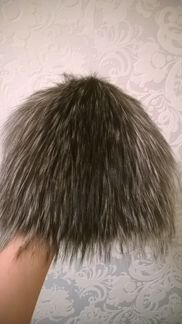 Новая шапка из вязанного меха