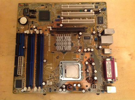 Материнская плата + процессор