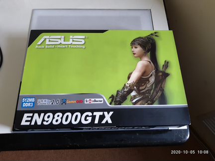 Видеокарта asus EN9800GTX в коробке
