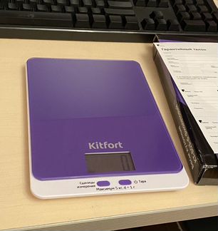 Весы кухонные kitfort 803-6