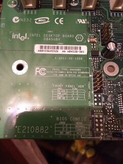 Материнская плата, процессор и куллер