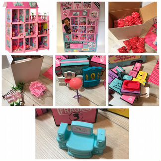 Кукольный дом для лол 9 комнат