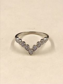 Золотое кольцо с бриллиантами 585 пробы РФ