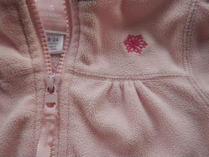 Флисовая кофта для девочки 18-24 мес 86 92