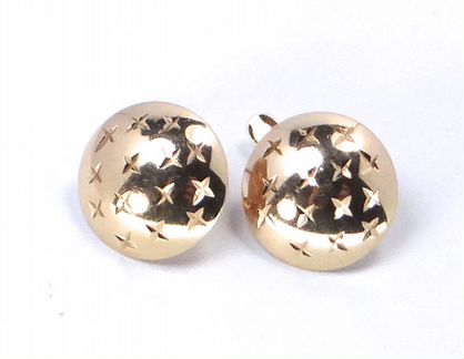 Золотые серьги 585 пробы