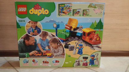 Новый Поезд Lego duplo 10874