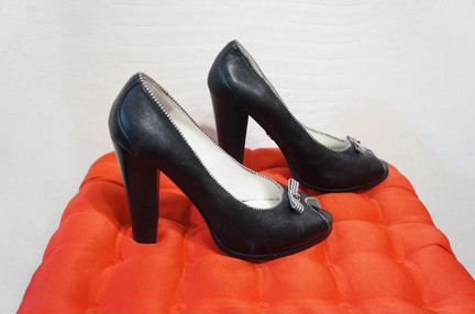 Туфли женские ручной работы, Бельгия, р. 37