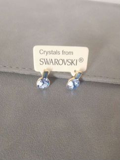 Серьги с кристаллами swarovski