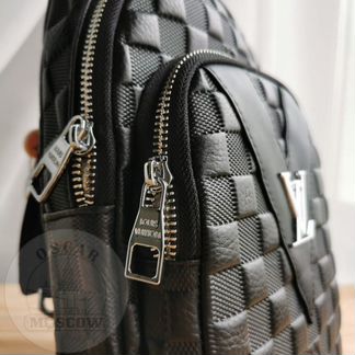 Мужская кожаная сумка слинг Louis Vuitton - LV