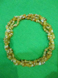 Бусы лечебные янтарь новые