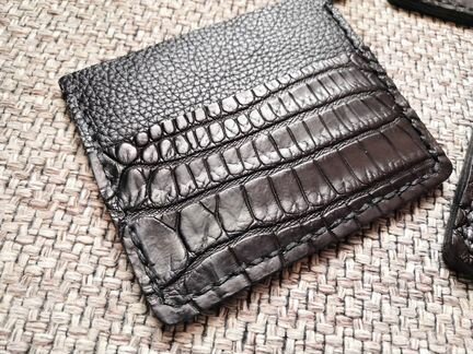 Картхолдер из крокодила