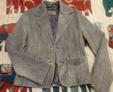 Пиджак демисезонный,натуральная кожа