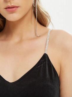 Бархатное платье р.S